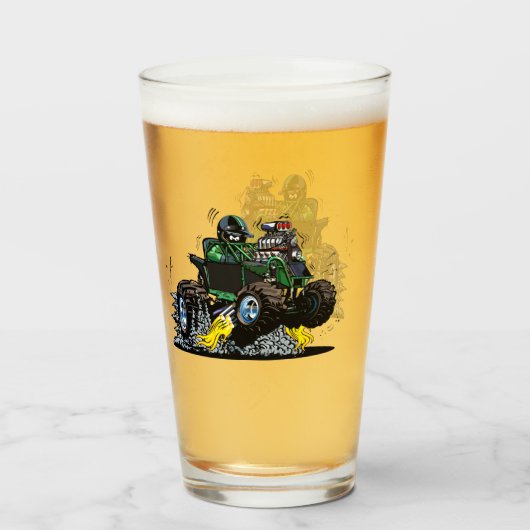 Cartoon Buggy Glas (Vorne (Gefüllt))