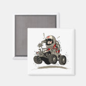 Cartoon Buggy Magnet (Vorderseite/Rückseite)