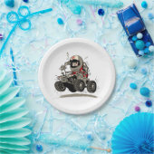Cartoon Buggy Pappteller (Party)