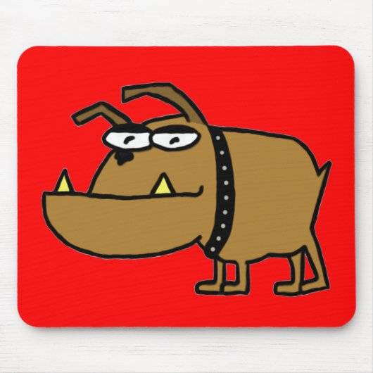 Cartoon Bulldog Mousepad (Vorne)