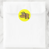 Cartoon Bulldog Stickers (Tasche)