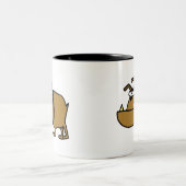 Cartoon Bulldog Tasse (Mittel)