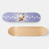 Cartoon-Bulldogge Skateboard (Horizontal)