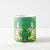 Cartoon Bunnies Ostereier Kaffeetasse (Mittel)