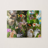 Cartoon Bunny / Baby Rabbit Jigsaw Puzzle für Kind (Horizontal)