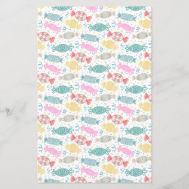 Cartoon bunte festliche Bonbons