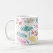Cartoon bunte festliche Bonbons Kaffeetasse (Links)