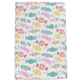 Cartoon bunte festliche Bonbons Mittlere Geschenktüte