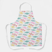 Cartoon bunte festliche Bonbons Schürze (Vorderseite)