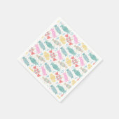 Cartoon bunte festliche Bonbons Serviette (Ecke)