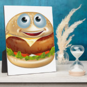 Cartoon Burger Fotoplatte (Seite)