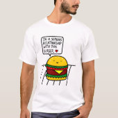 Cartoon Burger T - Shirt (Vorderseite)