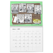 Cartoon-Bürokalender Kalender (Mär 2027)