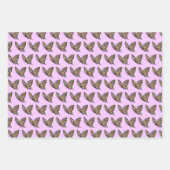 Cartoon Butterfly Geschenkpapier Set (Vorderseite 2)
