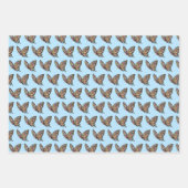 Cartoon Butterfly Geschenkpapier Set (Vorderseite)
