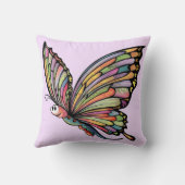Cartoon Butterfly Kissen (Rückseite)