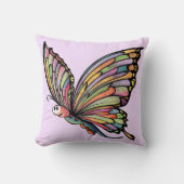 Cartoon Butterfly Kissen (Vorderseite)
