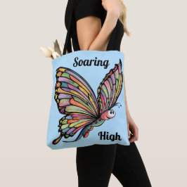 Cartoon Butterfly Personalisiert Tasche