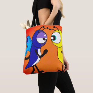 Cartoon Butterfly Tasche