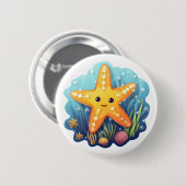 Cartoon Button (Vorne & Hinten)