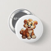 Cartoon Button (Vorne & Hinten)