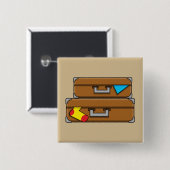 Cartoon Button (Vorne & Hinten)
