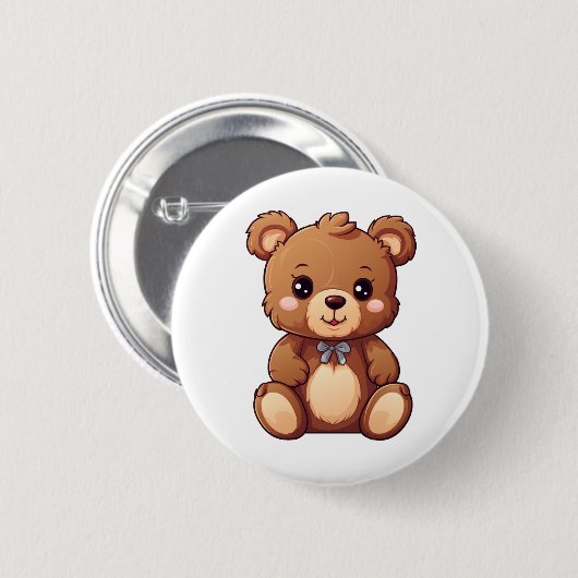 Cartoon Button (Vorne & Hinten)