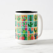 Cartoon Cactus Tasse (VorderseiteRechts)