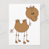 Cartoon Camel Postkarte (Vorderseite)