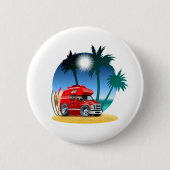 Cartoon Camper Button (Vorderseite)