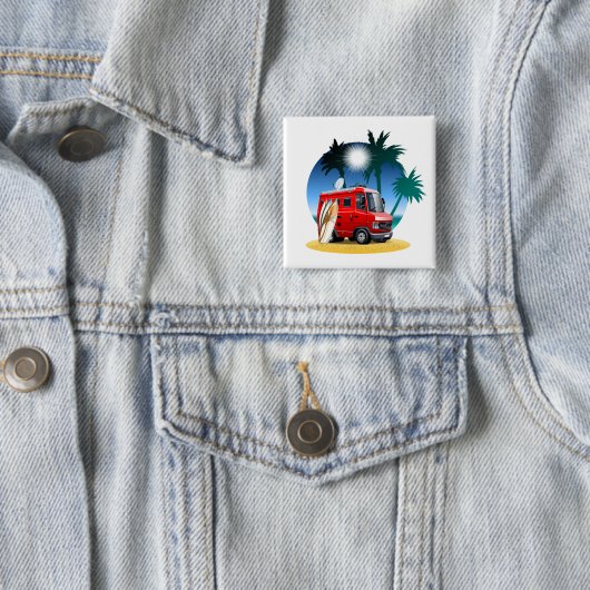 Cartoon Camper Button (Beispiel)