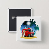 Cartoon Camper Button (Vorne & Hinten)