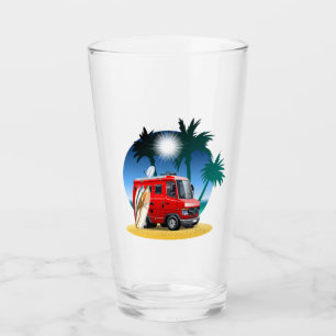 Cartoon Camper Glas