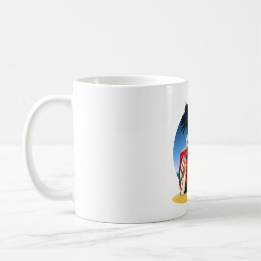 Cartoon Camper Kaffeetasse (Links)