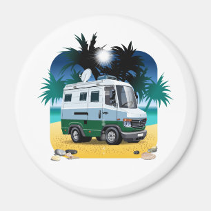 Cartoon Camper Magnet