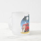 Cartoon Camper Mattglastasse (Vorderseite Links)