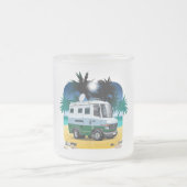 Cartoon Camper Mattglastasse (Mittel)