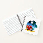 Cartoon Camper Notizblock (Innenseite)