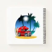 Cartoon Camper Notizblock (Rückseite)