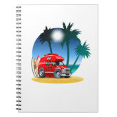 Cartoon Camper Notizblock (Vorderseite)