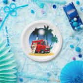 Cartoon Camper Pappteller (Party)