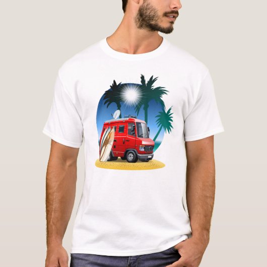 Cartoon Camper T-Shirt (Vorderseite)