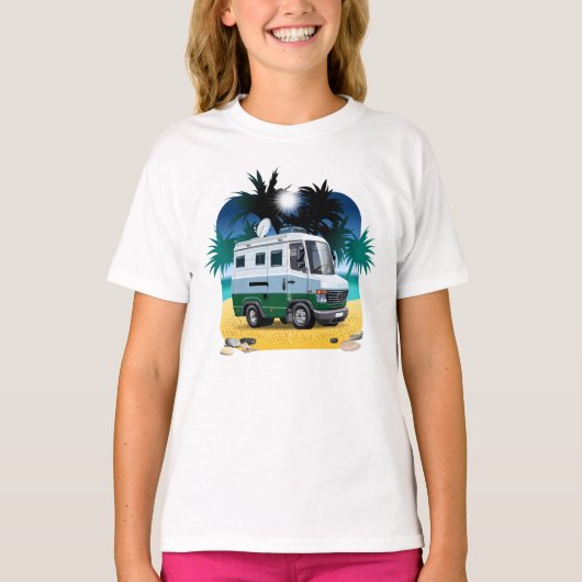 Cartoon Camper T-Shirt (Vorderseite)