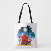 Cartoon Camper Tasche (Vorderseite)