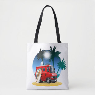 Cartoon Camper Tasche