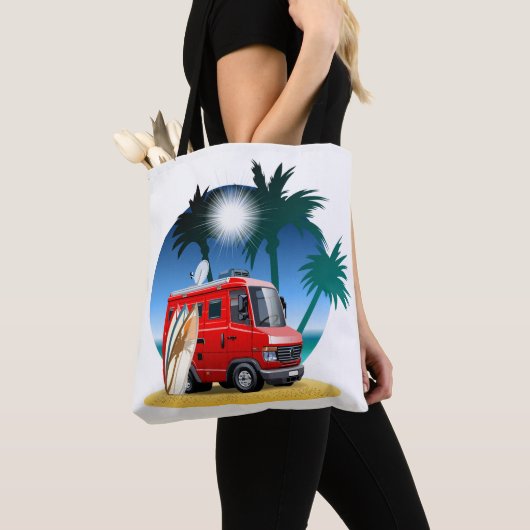 Cartoon Camper Tasche (Von Nahem)