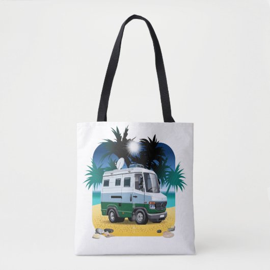 Cartoon Camper Tasche (Vorderseite)