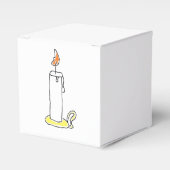 Cartoon Candle Holiday Candlestick Design Geschenkschachtel (Vorderseite)