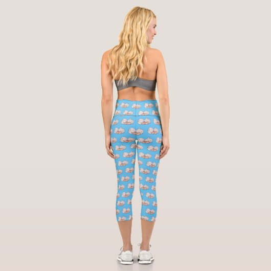 Cartoon Capri Leggings (Rückseite)
