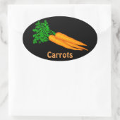 Cartoon Carrots Food-Spaß Aufkleber (Tasche)